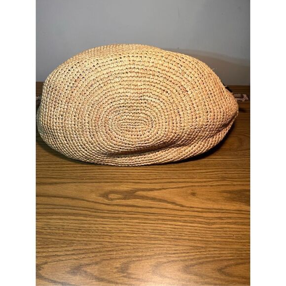 Coach Oversized Straw Python Tote bag Unique and Beautiful - Picture 6 of 9